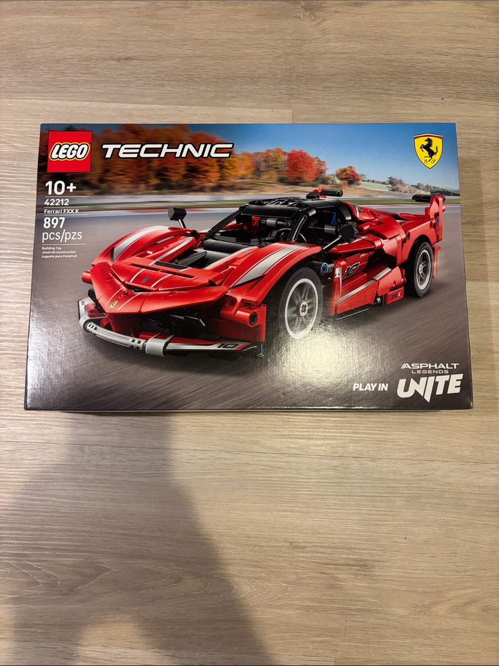 LEGO Technic Ferrari FXX-K Race Car in Red and Black